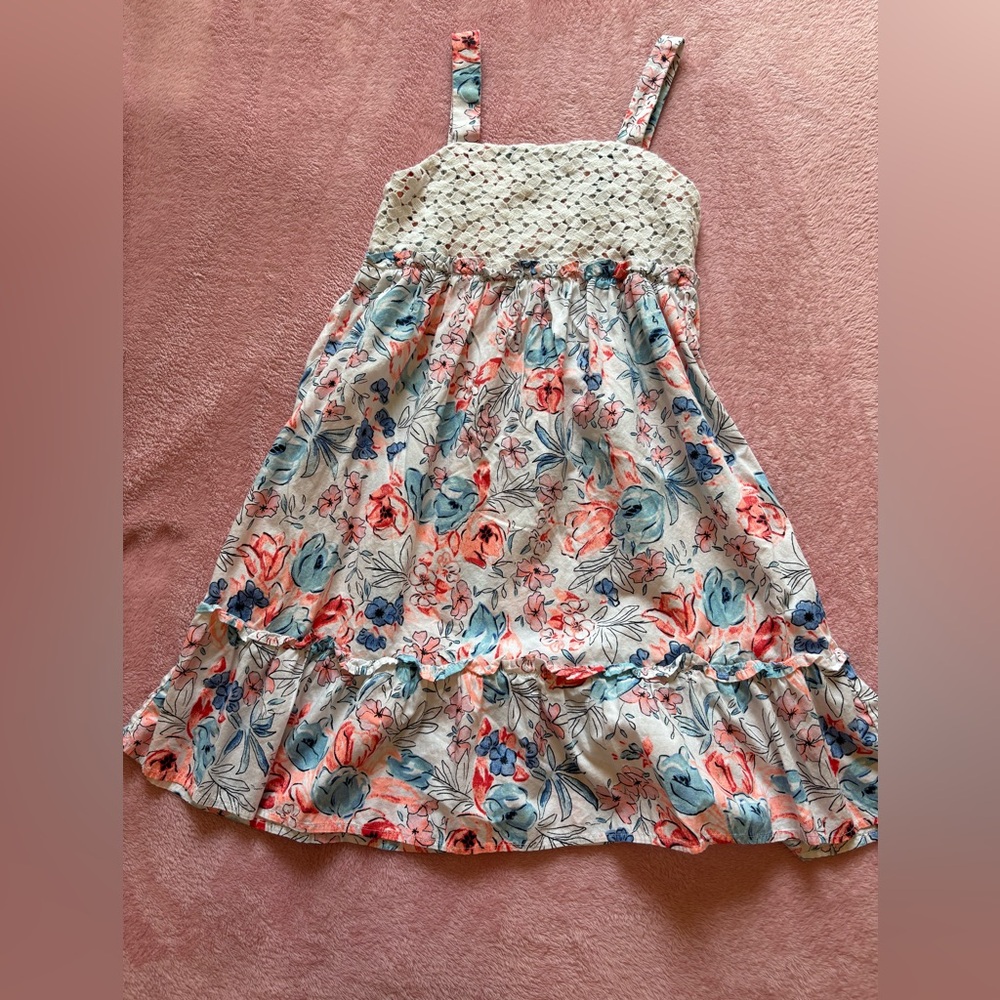 Crown and Ivy Girls 12 Floral Mini Dress